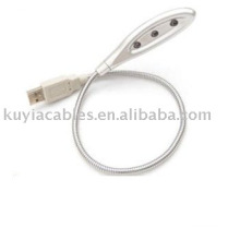 USB 3 LED luz lámpara flexible para PC portátil portátil